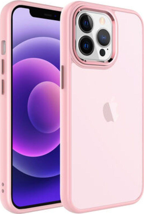 İphone 13 Pro Max Kılıf Buzlu Sert Pc May Kapak