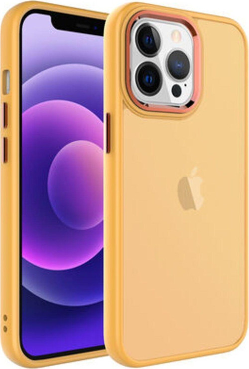 İphone 13 Pro Max Kılıf Buzlu Sert Pc May Kapak