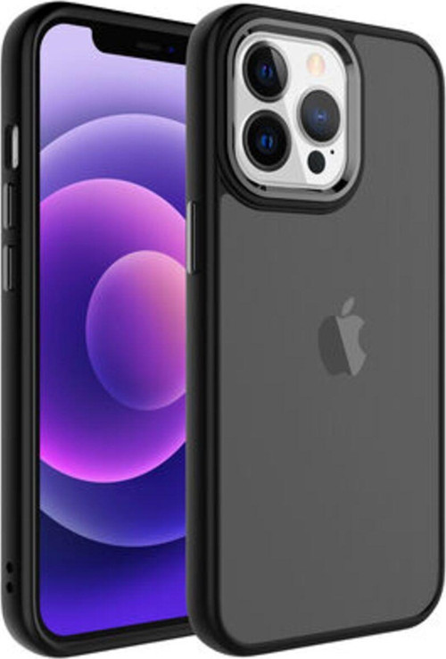 İphone 13 Pro Max Kılıf Buzlu Sert Pc May Kapak