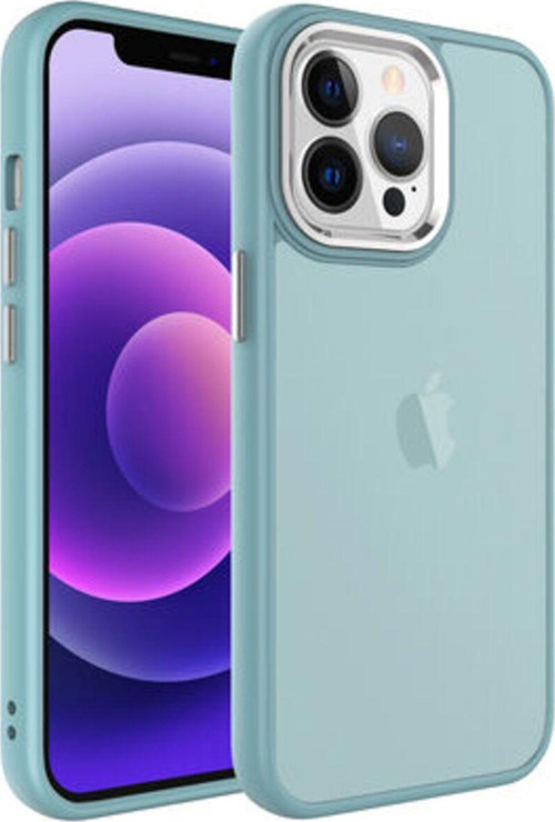 İphone 13 Pro Max Kılıf Buzlu Sert Pc May Kapak