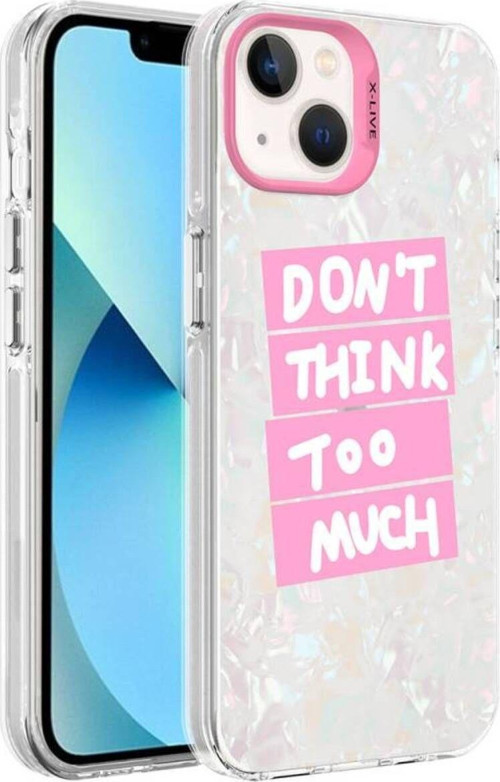 İphone 14 Kılıf Mermer Desenli Marbello Kapak