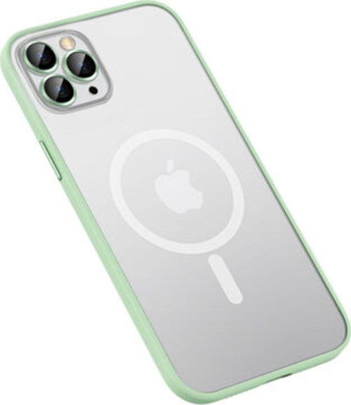 İphone 13 Pro Kılıf Magsafe Özellikli Şık Mokka Wireless Kapak