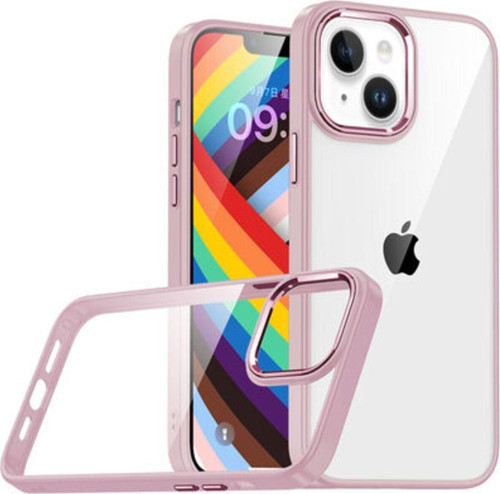 İphone 14 Plus Şık Görünümlü Ve Arkası Şeffaf Flora Premium Kılıf