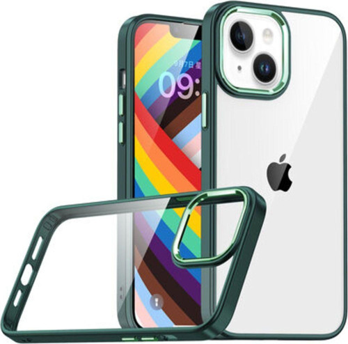 İphone 14 Plus Şık Görünümlü Ve Arkası Şeffaf Flora Premium Kılıf