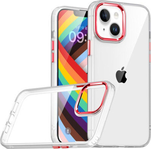 İphone 14 Plus Şık Görünümlü Ve Arkası Şeffaf Flora Premium Kılıf