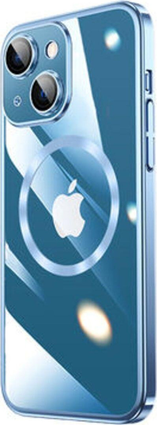 İphone 14 Plus Kılıf Wireless Şarj Özellikli Sert Pc Mat Riksos Magsafe Kapak