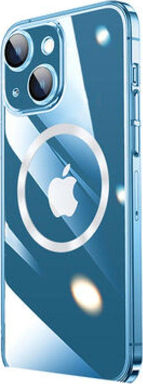 İphone 14 Plus Kılıf Wireless Şarj Özellikli Sert Pc Mat Riksos Magsafe Kapak