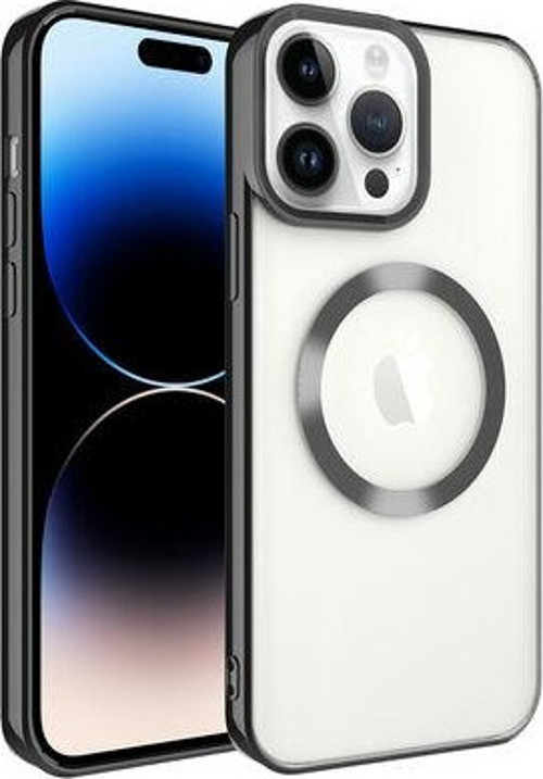 İphone 14 Pro Max Kılıf Şık Görünümlü Magsafe Wireless Şarj Özellikli Setro Silikon