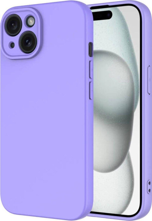 İphone 15 Plus İçi Kadife Dolgulu Şık Candy Lansman Silikon Kılıf