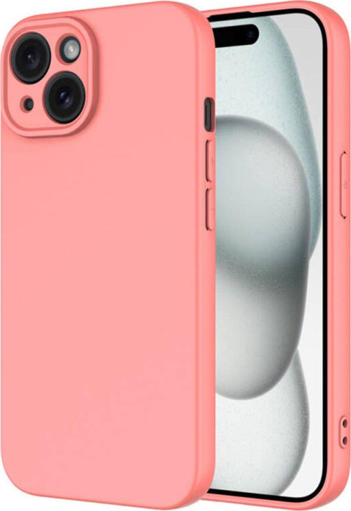 İphone 15 Plus İçi Kadife Dolgulu Şık Candy Lansman Silikon Kılıf