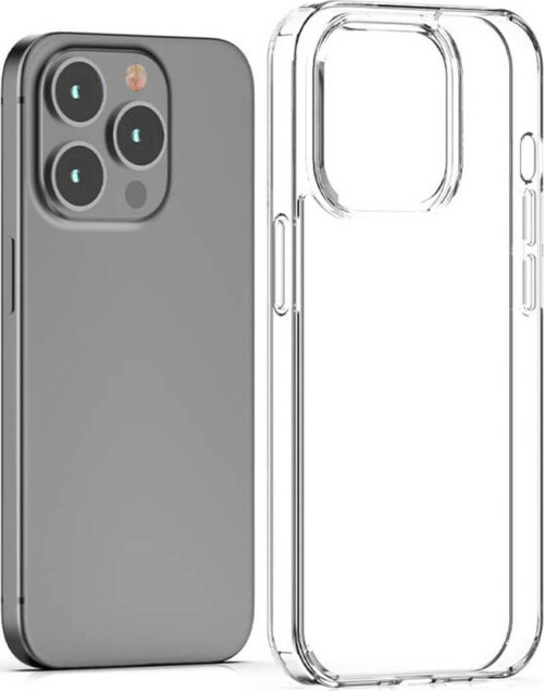 İphone 15 Pro Max Tam Koruma Sağlayan Sert Ve Şeffaf Coss Premium Silikon Kılıf
