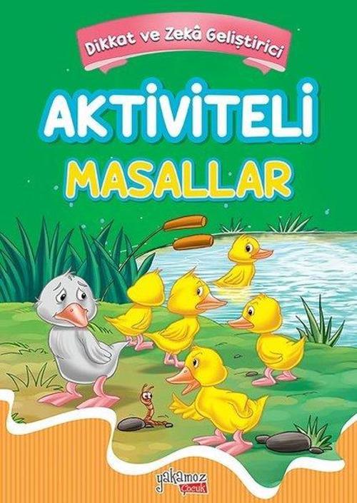 Aktiviteli Masallar 2-Yeşil-Hayvanlar-Dikkat ve Zeka Geliştirici