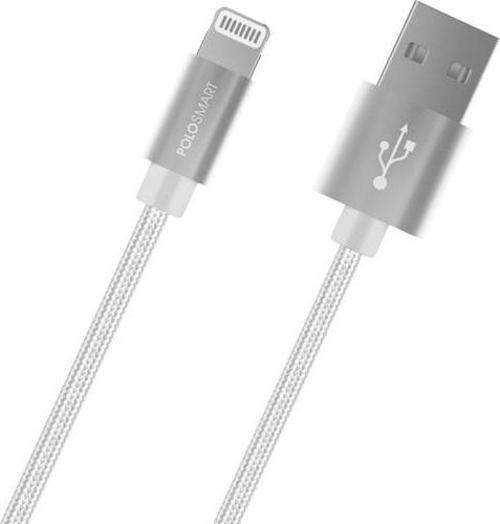 PSM06 Apple Uyumlu Lightning Hızlı Şarj Kablosu Beyaz 1 Metre
