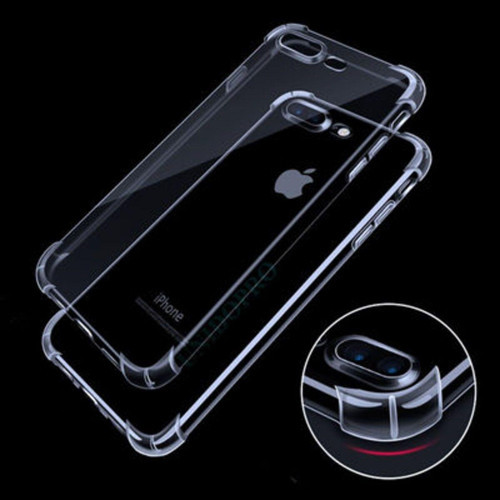 İphone 7 Plus Köşe Korumalı Şeffaf Jelly Premium Silikon Kılıf