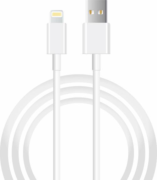 İphone X UsbA to İphone Lightning 2Metre Data ve Hızlı Şarj Kablosu Beyaz