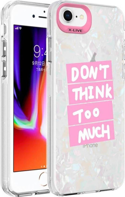 İphone 8 Kılıf Mermer Desenli Marbello Kapak