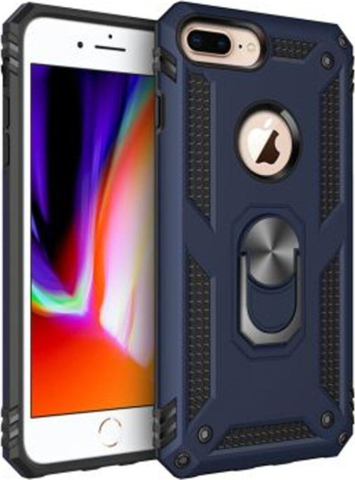 İphone 8 Plus Çift Katmanlı Ve Yüzüklü Tam Koruma Vega Premium Kılıf