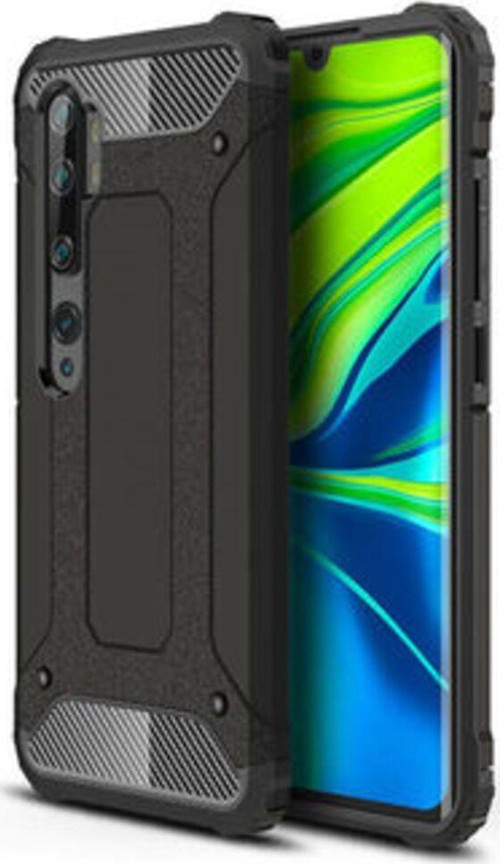 Xiaomi Mi Note 10 Tam Koruma Sağlayan Çift Katmanlı Crash Premium Sert Silikon Kılıf