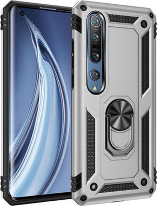 Xiaomi Mi Note 10 Lite Çift Katmanlı Ve Yüzüklü Tam Koruma Vega Premium Kılıf