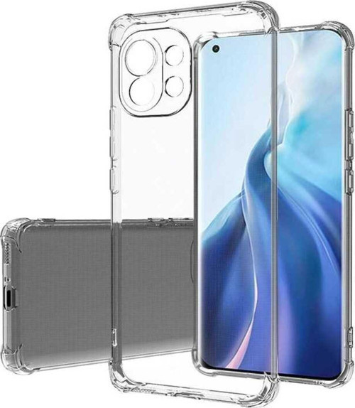 Xiaomi Mi 11 Lite Şeffaf Ve Kamera Korumalı Buffano Premium Silikon Kılıf