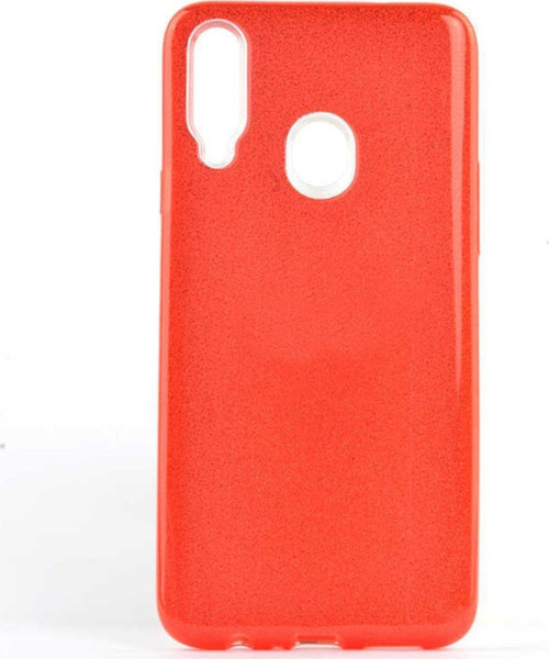 Samsung Galaxy A20S Parlak Simli Shining Premium Şık Silikon Kılıf