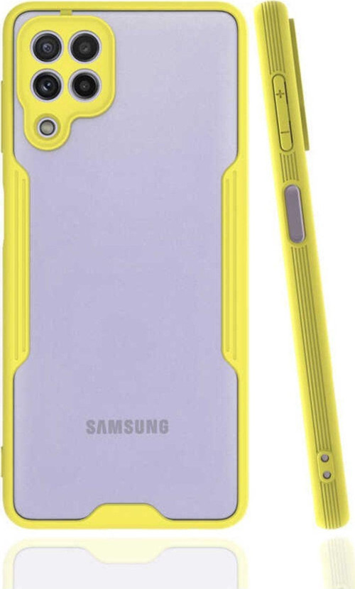 Samsung Galaxy M22 Kamera Korumalı Şık Parfe Premium Silikon Kılıf