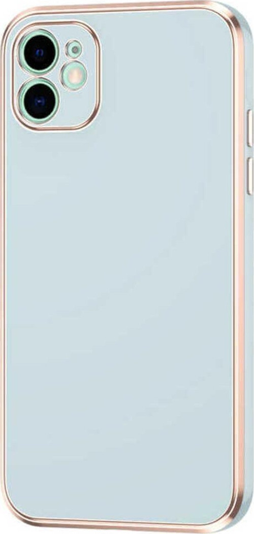 İphone 12 Şık Parlak Tasarımlı Bark Premium Silikon Kılıf