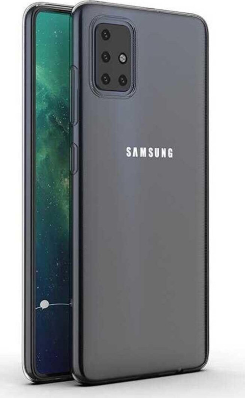 Samsung Galaxy A71 Esnek Şeffaf Sheer Premium Silikon Kılıf