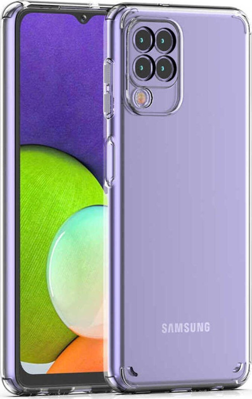 Samsung Galaxy M32 Şeffaf Sert Sağlam Coss Premium Silikon Kılıf