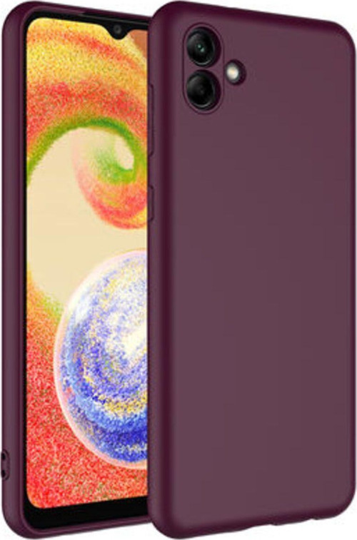 Samsung Galaxy A04 İçi Kadife Dolgulu Şık Candy Lansman Silikon Kılıf