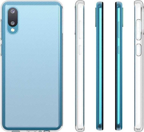 Samsung Galaxy A02 Şeffaf Sheer Premium Silikon Kılıf