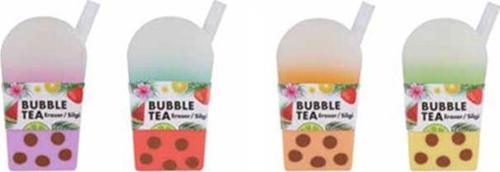 Bubble Tea Renkli Silgi - 4 Adet