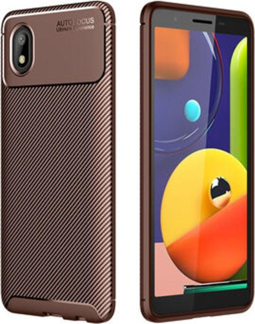 Samsung Galaxy A01 Core Gofret Desenli Ultra Koruma Sağlayan Negro Silikon Kılıf