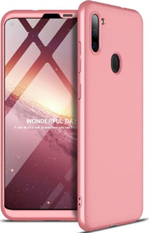 Samsung Galaxy A11 3 Parçalı Tam Koruma Şık Astrea Premium Sert Kılıf
