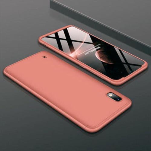 Samsung Galaxy A10 3 Parçalı Tam Koruma Şık Astrea Premium Sert Kılıf