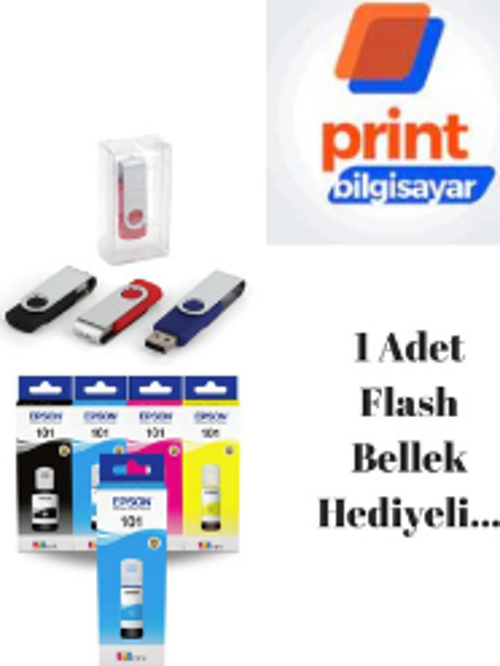101 / L4260 Orjinal Mürekkep Takımı +1 Mavi Hediyeli Flash Usb Bellek Hediyeli