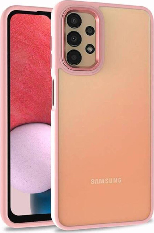 Samsung Galaxy A13 4G Şık Görünümlü Ve Arkası Şeffaf Flora Premium Kılıf