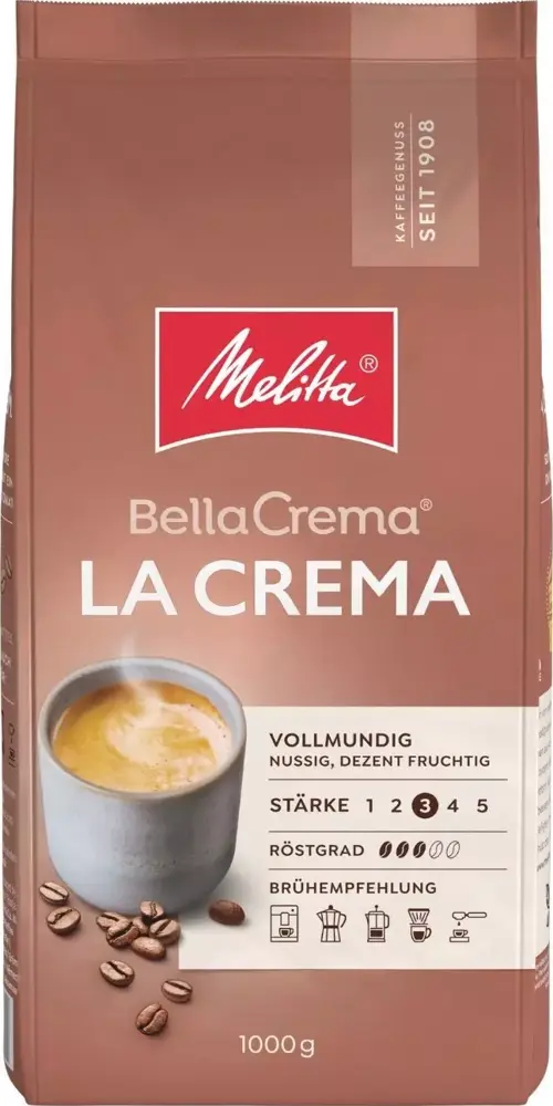 Bellacrema Lacrema 1000G Çekirdek Kahve