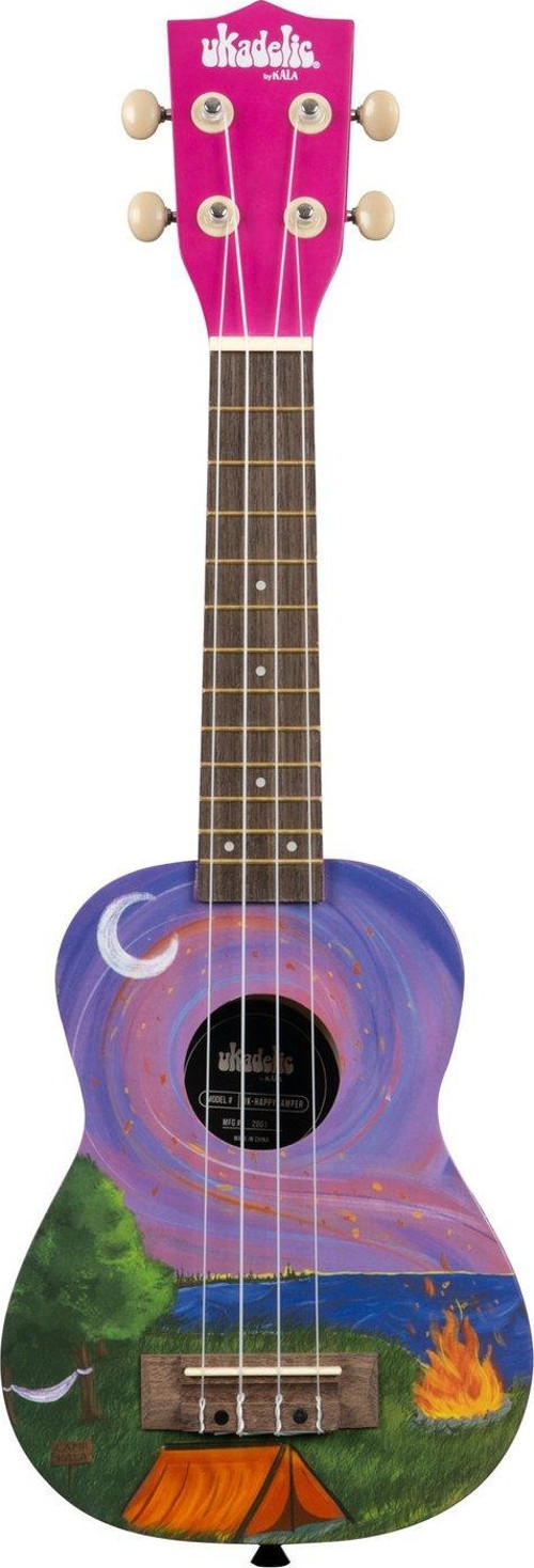 Ukadelic Soprano Ukulele (Happy Camper)
