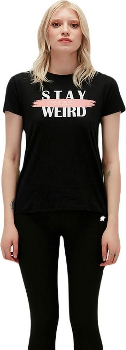 21.03.07.008-C01 Stay Weird Tee Kadın T-Shirt