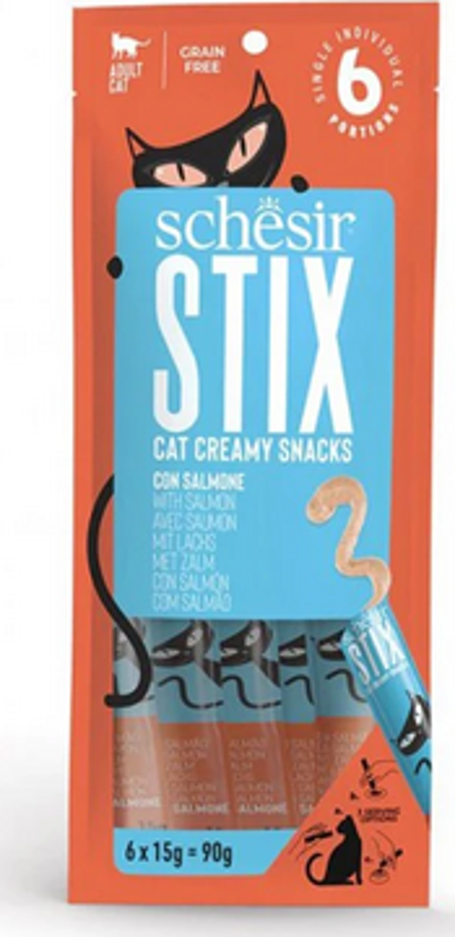 Cat Stix Somon Balıklı Krema Kedi Ödülü 6x15gr
