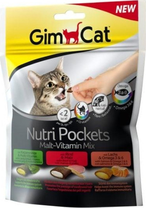 Nutripockets Kedi Ödülü Malt&Multivitamin 150 Gr