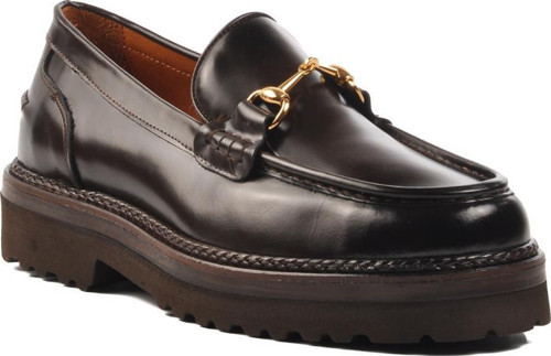 Premium 7710 Kahve Açma Hakiki Deri Erkek Loafer Ayakkabı