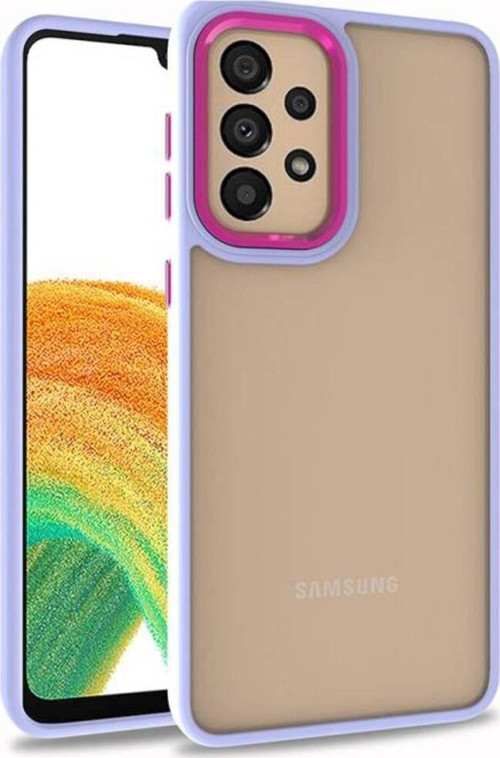 Samsung Galaxy A73 Şık Görünümlü Ve Arkası Şeffaf Flora Premium Kılıf