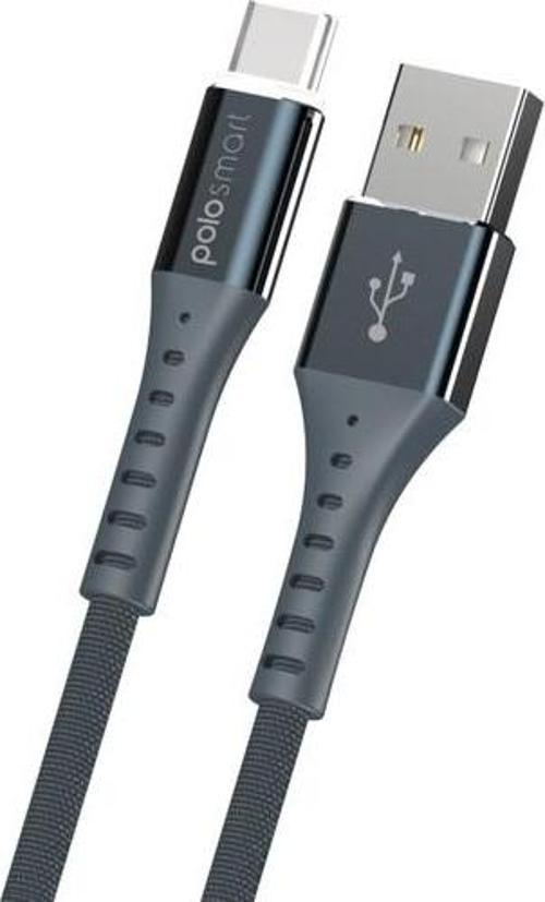 PSM26 Type-C 2.4A Led Aydınlatmalı Hızlı Şarj ve Data Kablosu