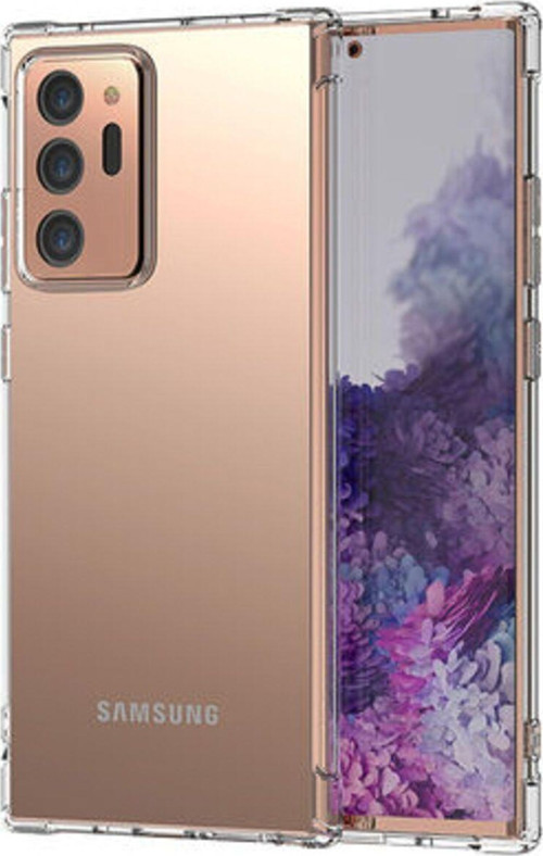 Samsung Galaxy Note 20 Ultra Köşe Korumalı Şeffaf Jelly Premium Silikon Kılıf
