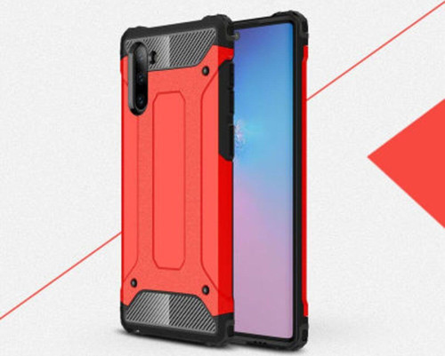 Samsung Galaxy Note 10 Tam Koruma Sağlayan Çift Katmanlı Crash Premium Sert Silikon Kılıf