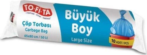 Büyük Boy Çöp Torbası 10'lu 65 X 80 Cm