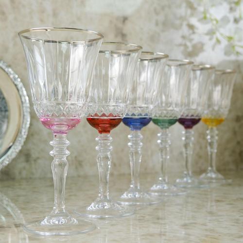 Fiona 6'lı Uzun Kadeh Platin 300 ml