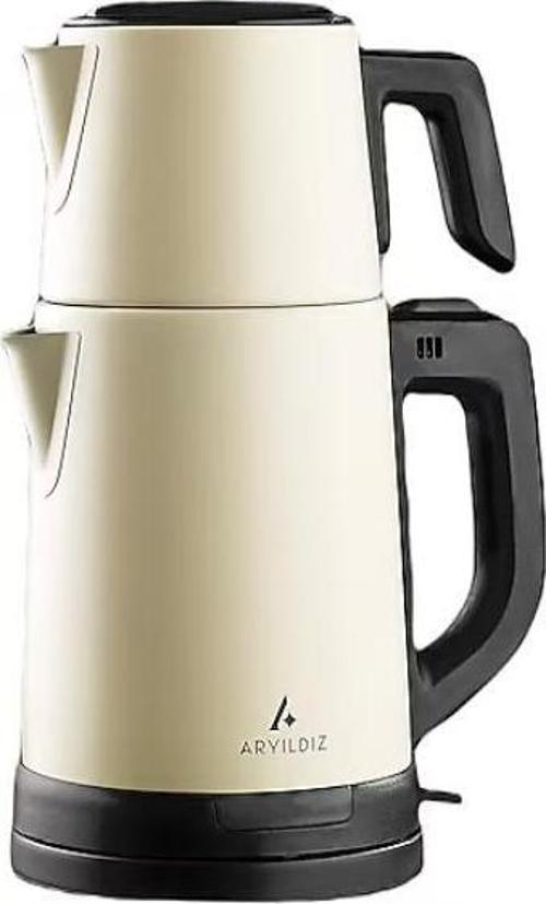 Ar Yıldız The Harmony 1800 W Krem Çelik Çay Makinesi